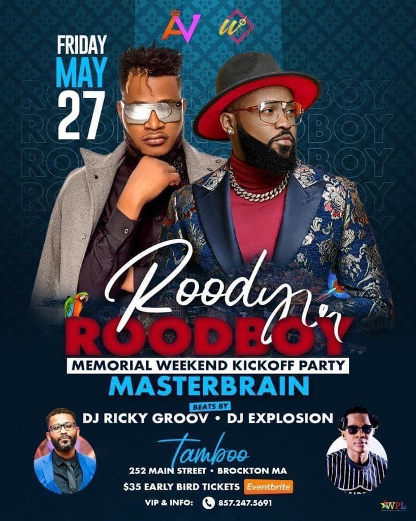 ROODY ROODBOY MEMORIAL WEEKEND KICKOFF PARTY