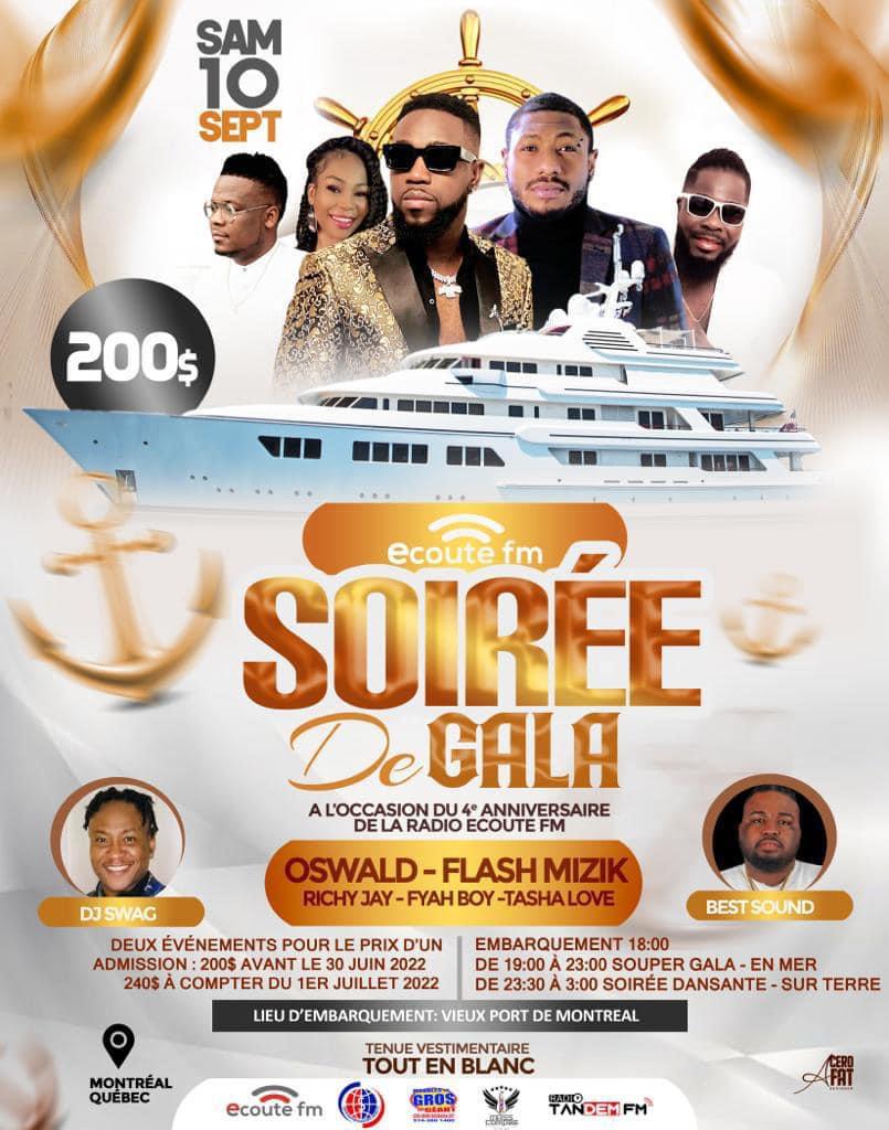 SOIREE DE GALA SEPT 10, 2022 PORT MONTREAL