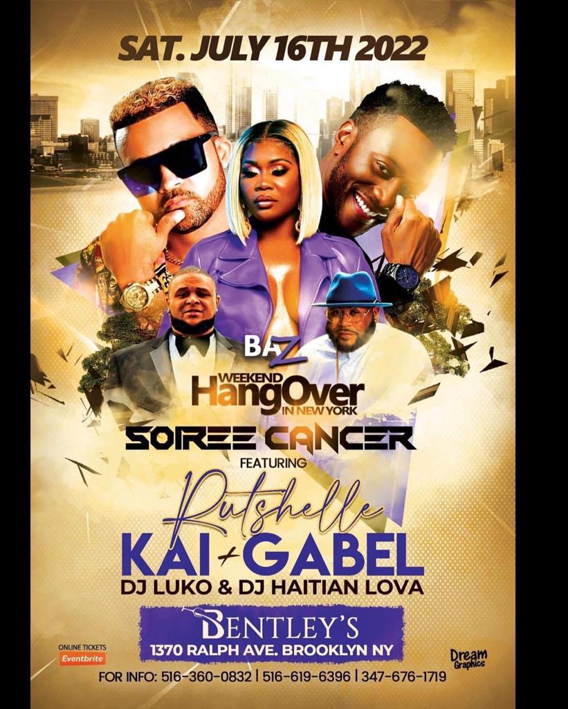 WEEKEND HANGOVER IN NEW YORK SOIREE CANCER FEATURING RUTSHELLE & KAI & GABEL