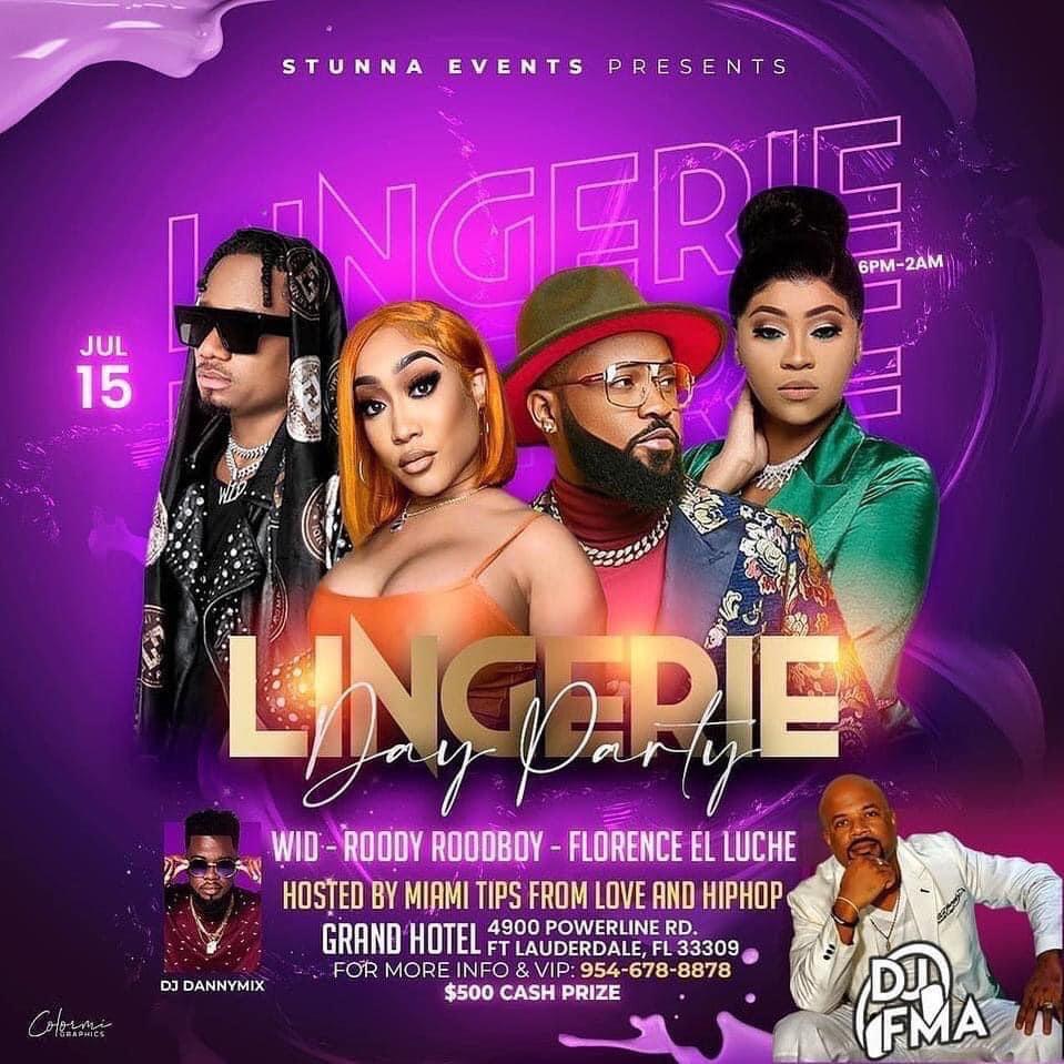 LINGERIE DAY PARTY WID & ROODY ROODBOY & FLORENCE EL LUCHE JULY 15, 2022 GRAND HOTEL